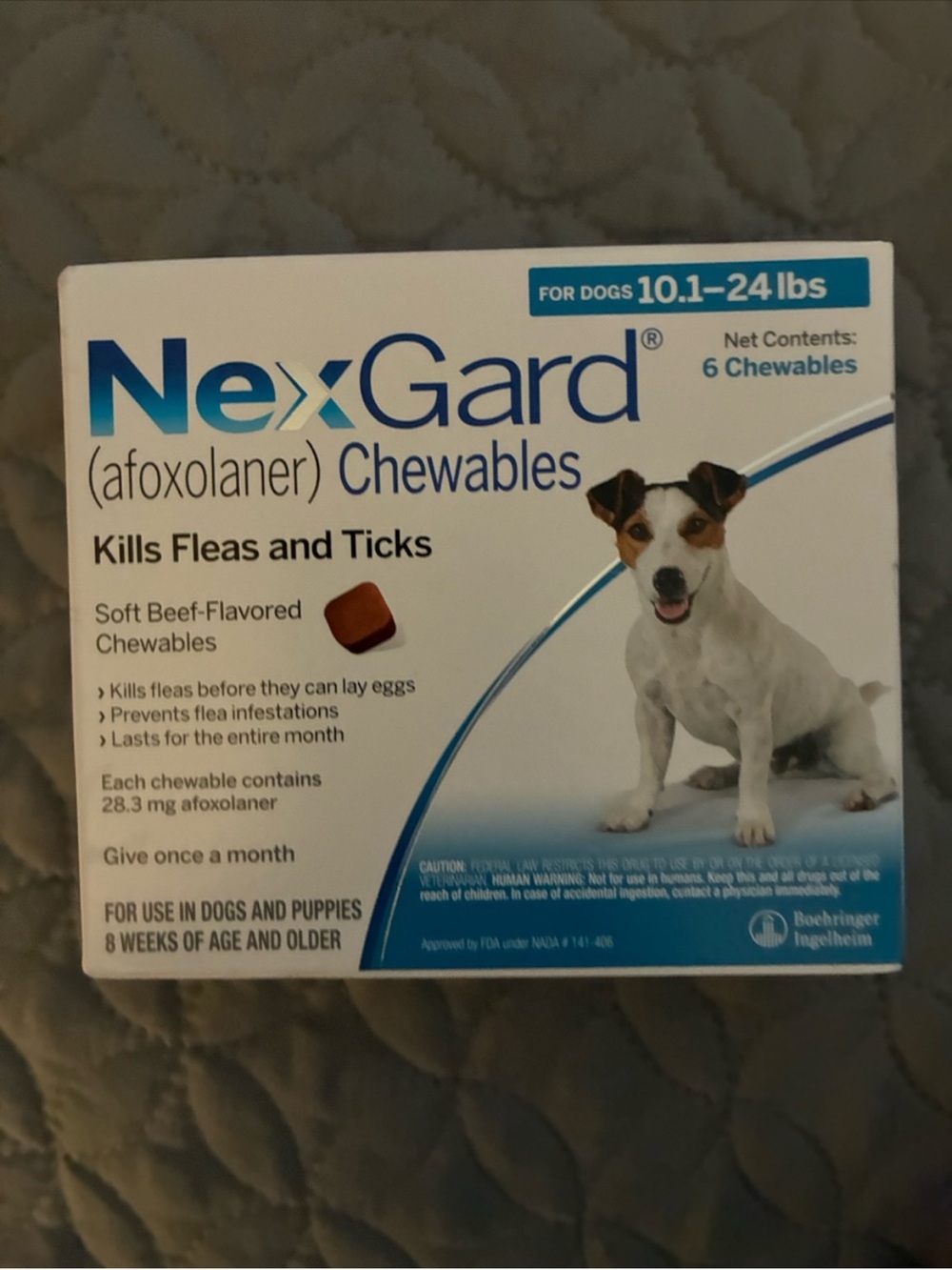 Nexgard for dogs 10.1-24 lbs 6 count